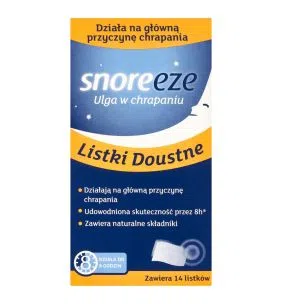 Snoreeze, listki doustne, ulga w chrapaniu, 14 szt.