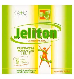 Jeliton, łupina nasienna babki jajowatej, 5 g, saszetki, 18 szt.