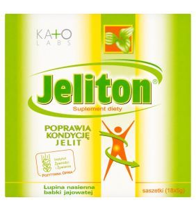 Jeliton, łupina nasienna babki jajowatej, 5 g, saszetki, 18 szt.