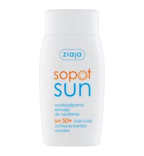 Ziaja Sopot Sun, wodoodporna emulsja do opalania SPF 50+, 125 ml