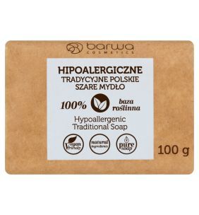 Barwa, hipoalergiczne tradycyjne polskie szare mydło, 100 g