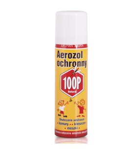 100P aerozol zapachowy, spray na komary, meszki i kleszcze, 75 ml