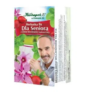 Herbatka Dla seniora, ziel.wierzb, fix, 2,5 g, 20 sasz.