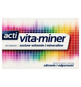 Vita-miner, z luteiną, tabletki, 60 szt.