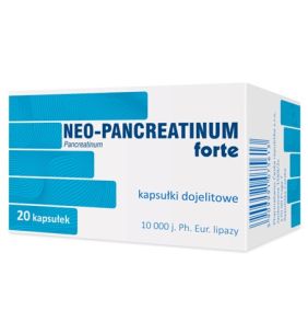 Neo-Pancreatinum forte, 10000 j., kapsułki dojelitowe, 20 szt.