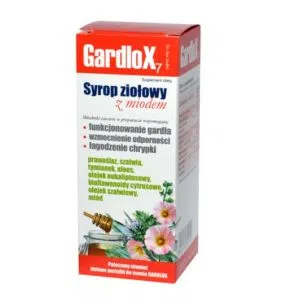 Gardlox 7, syrop ziołowy z miodem, 120 ml