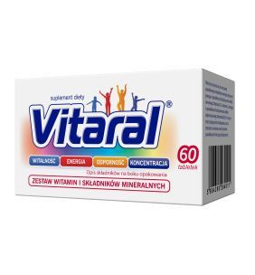 Vitaral, tabletki drażowane, 60 szt.