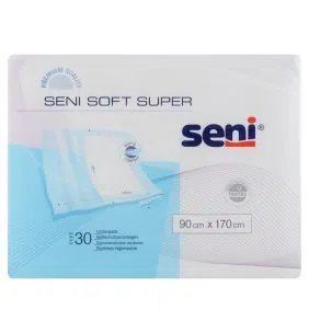 Seni Soft Super, podkłady, higieniczne, 90cm x170cm, 30 szt.