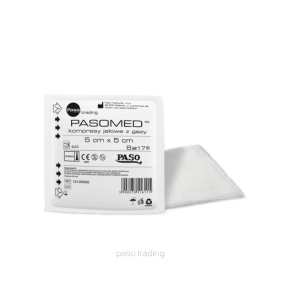 Kompr.gaz.jal.Pasomed,17nit, 5x5cm,( 8w), 3 szt