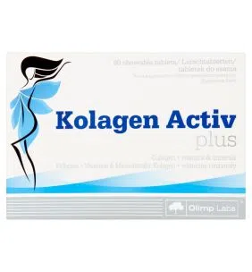 Olimp Kolagen Activ Plus, tabletki do ssania, 80 szt.
