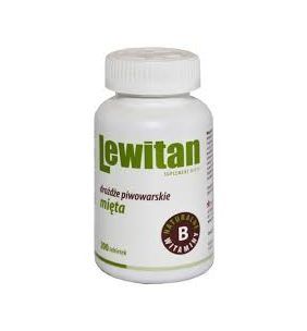 Lewitan, tabletki z miętą, 100 g