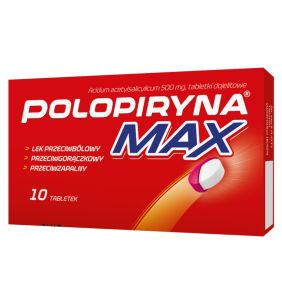 Polopiryna Max, 500 mg, tabletki dojelitowe, 10 szt.
