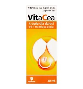 VitaCea, krople dla dzieci od 1 m-ca, 30 ml
