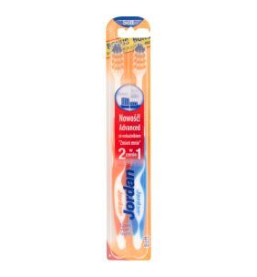 Jordan Advanced, szczoteczka do zębów, soft, (1 + 1 GRATIS)