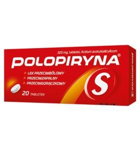 Polopiryna S, 300 mg, tabletki, 20 sztuk