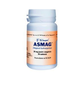 Asmag, 20 mg jonów magnezu, tabletki, 50 szt.