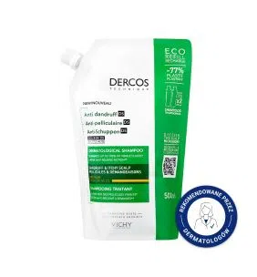 Vichy Dercos DS, szampon przeciwłupieżowy, włosy suche, refill, 500ml