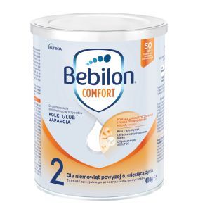 Bebilon Comfort 2, żywność specjalnego przeznaczenia medycznego dla niemowląt od 6. miesiąca, 400 g