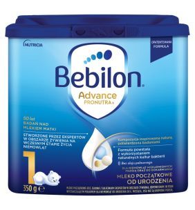 Bebilon Advance Pronutra 1, mleko początkowe od urodzenia, proszek, 350 g