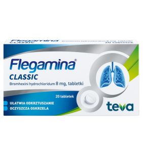 Flegamina Classic (Flegamina), 8 mg, tabl., 20 szt,bl(1x20)