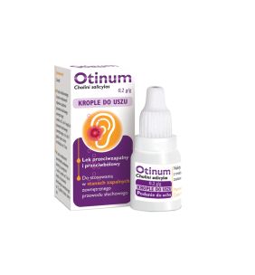 Otinum, 20% (200 mg/g), krople do uszu, 10 g