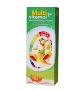 Multivitamol 1+, syrop witaminowy z żelazem, 250 ml