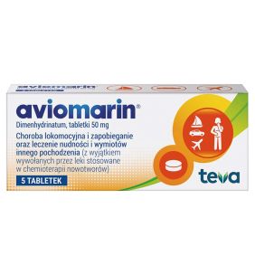 Aviomarin, 50 mg, tabletki, 5 szt