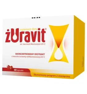 Żuravit, kapsułki elastyczne, 60 szt.