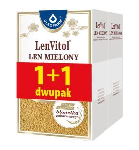 Len mielony, odtluszczony, (Oleofarm), 200 gx2op,PR.2463/08