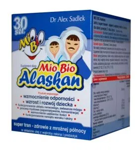 MioBio Alaskan, żelki z super tranem, 30 szt.
