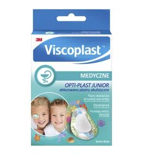 Viscoplast OPTI-PLAST JUNIOR, dekorowane plastry okulistyczne, 62 mm x 50 mm, 10 szt.