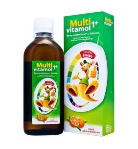 Multivitamol 1+, syrop witaminowy z żelazem, 500 ml