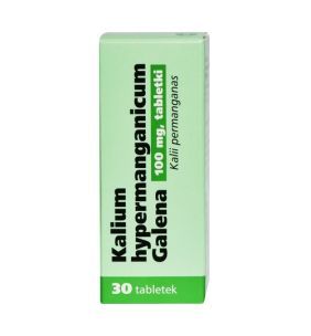 Kalium hypermanganicum Galena, 100 mg, tabletki, 30 szt.