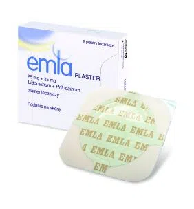 Emla Plaster, 25 mg+25 mg, plastry lecznicze, 2 szt.