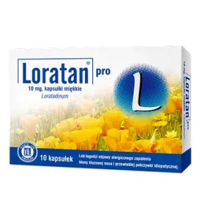 Loratan pro, 10 mg, kapsułki miękkie, 10 szt.