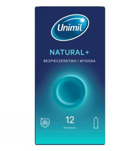 Unimil Natural, prezerwatywy lateksowe, 12 szt.
