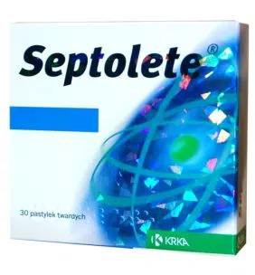 Septolete, pastyl.twarde, 30 szt