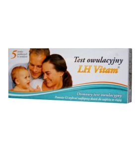 LH Vitam, paskowy test owulacyjny, 1 opakowanie (5 testów)