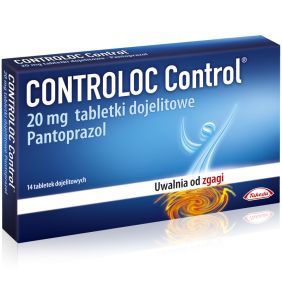 Controloc Control, 20 mg, tabletki dojelitowe, 14 szt.