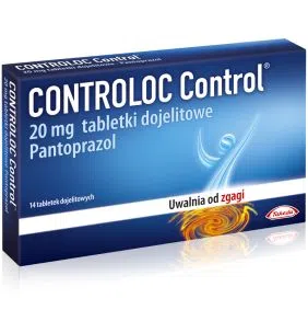 Controloc Control, 20 mg, tabletki dojelitowe, 14 szt.