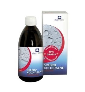 Srebro koloidalne 37 PPM, tonik, 300 ml + 200 ml