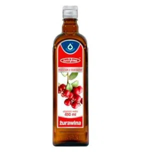 Zurawina 100%, sok, z owocow zurawin, 490 ml