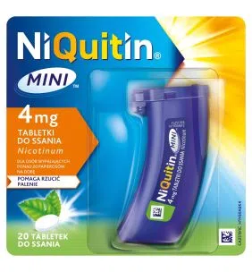 Niquitin Mini, 4 mg, tabletki do ssania, 20 szt.