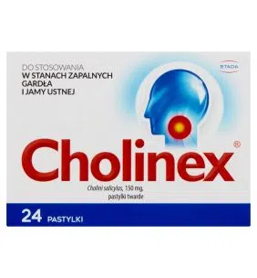Cholinex, 150 mg, pastylki do ssania, 24 szt.