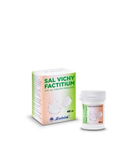 Sal Vichy factitium, 600mg, tabletki musujące, 40 szt.