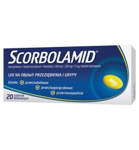 Scorbolamid, tabl.draz., 20 szt