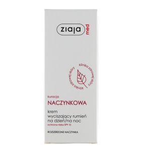 Ziaja Med Kuracja Naczynkowa, krem wyciszający rumień, dzień/noc, SPF 10, 50ml
