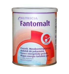 Fantomalt, wysokoenergetyczny dodatek do pokarmów, proszek o smaku neutralnym, 400 g