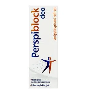 Perspiblock Deo, antyperspirant, nadmierna potliwość, roll-on, 50 ml
