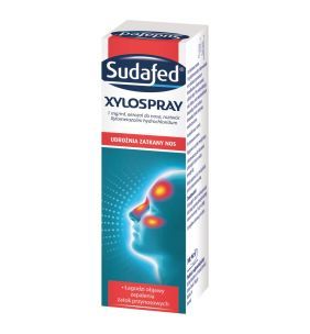 Sudafed XyloSpray, (1mg/ml), aerozol do nosa, 10 ml